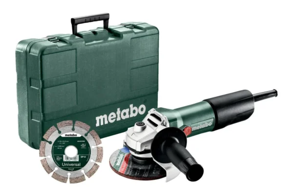 Metabo W 850-125 Set 603608510 szlifierka kątowa 125 mm 850 W Metabo W 850-125 Set 603608510 szlifierka kątowa 125 mm 850 W