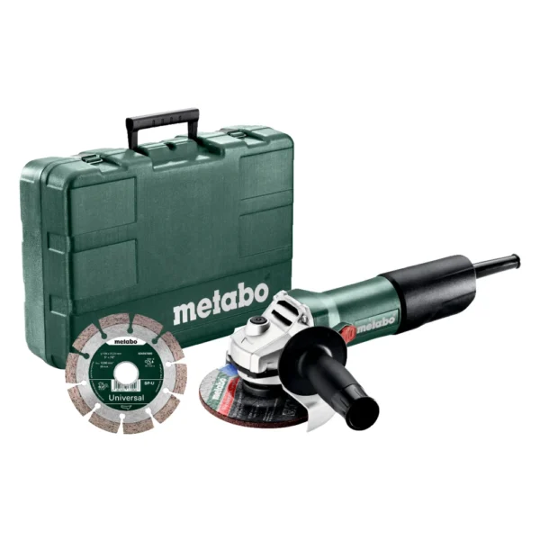 Metabo W 850-125 Set 603608510 szlifierka kątowa 125 mm 850 W Metabo W 850-125 Set 603608510 szlifierka kątowa 125 mm 850 W