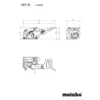 Metabo MFE 40 bruzdownica 1900 W 125 mm + 2 tarcze diamentowe