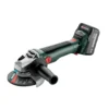 Metabo W 18 LT BL 11-125 szlifierka kątowa 18 V 2×4,0 Ah metaBOX