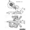 Metabo 613254000 piła ukośnica KGS 254 M / 1800 W 92×305 mm (n)