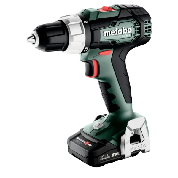 Metabo BS 18 L wiertarko-wkrętarka 18 V 60 Nm 2×2,0 Ah metaBOX Metabo BS 18 L wiertarko-wkrętarka 18 V 60 Nm 2×2,0 Ah metaBOX