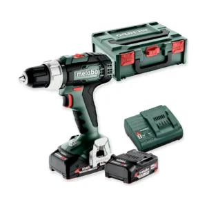 Metabo BS 18 L wiertarko-wkrętarka 18 V 60 Nm 2×2,0 Ah metaBOX – zestaw: narzędzie, akumulatory, ładowarka