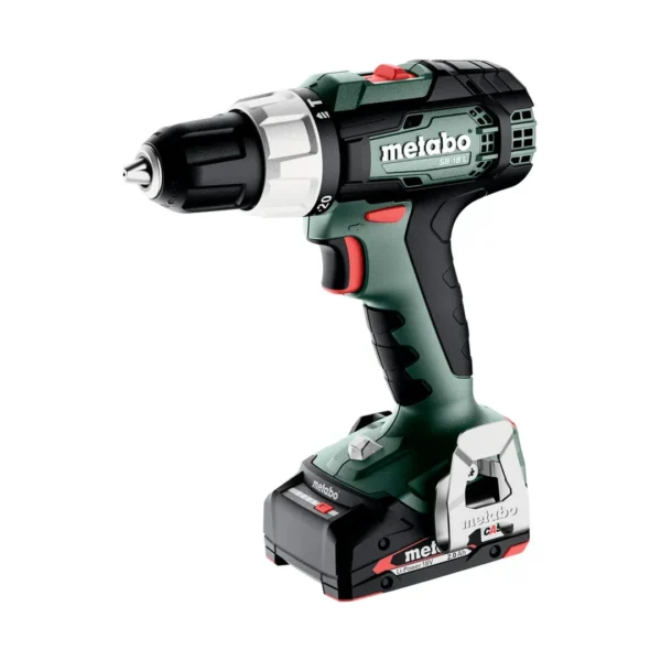 Metabo 614053500 wiertarko-wkrętarka akum.udarowa 18 V SB 18 L 2×2,0 Ah