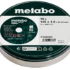 Metabo tarcze tnące Inox 125 × 1,0 × 22,23 mm – 10 szt.