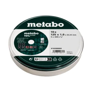 Metabo tarcze tnące Inox 125 × 1,0 × 22,23 mm – 10 szt.