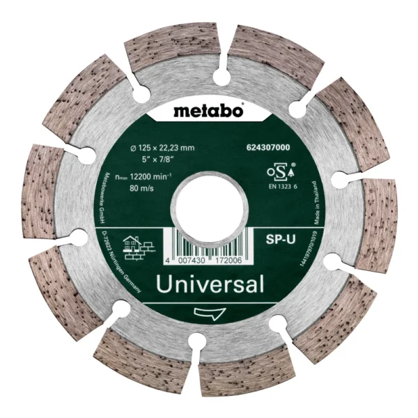 Metabo tarcza diamentowa segmentowa do betonu 125 × 22,23 mm