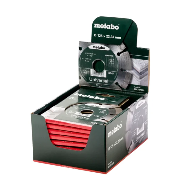 Metabo tarcza diamentowa segmentowa do betonu 125 × 22,23 mm