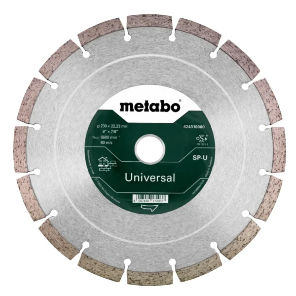 Metabo tarcza diamentowa segmentowa do betonu 230 × 22,23 mm