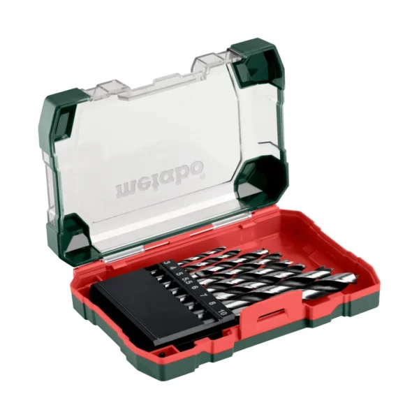 Metabo zestaw wierteł do drewna 3–10 mm, 8 szt.