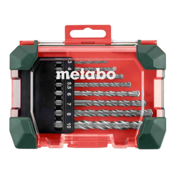 Metabo zestaw wierteł do betonu i muru 3–10 mm, 8 szt.