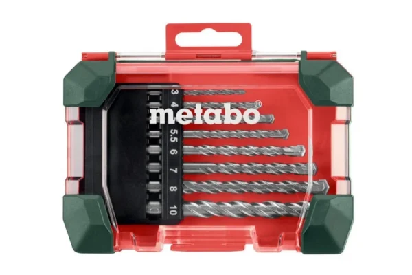 Metabo zestaw wierteł do betonu i muru 3–10 mm, 8 szt.