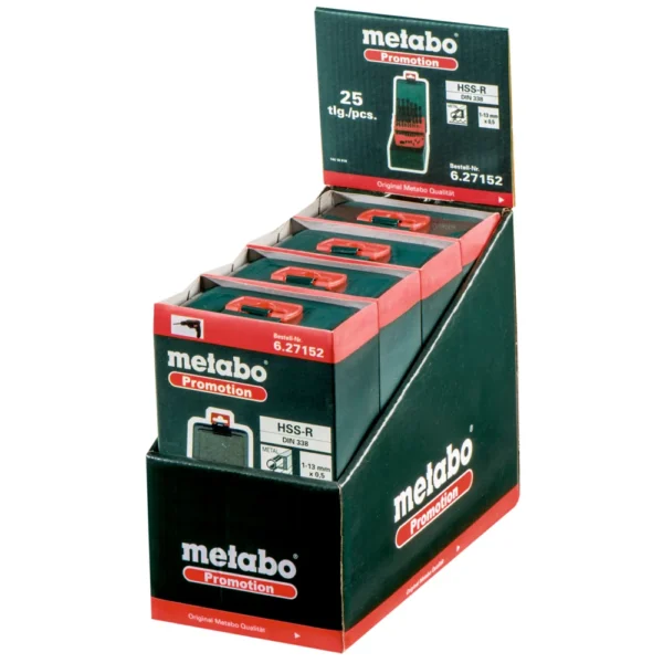 Metabo 627152000 zestaw wierteł HSS-R 25cz. 1 - 13 mm Metabo 627152000 zestaw wierteł HSS-R 25cz. 1 - 13 mm