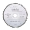 Metabo 628443000 piła tarczowa fz / tz 216×30×58z aluminium cut