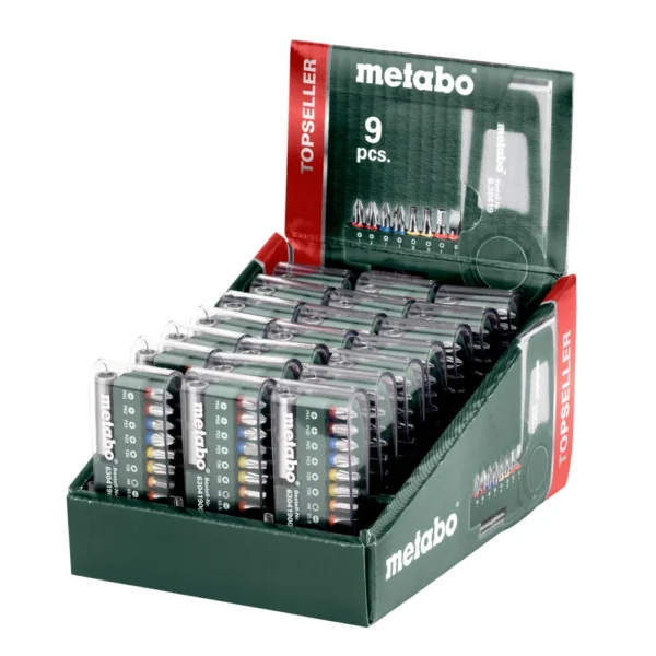 Metabo zestaw bitów SP 9 el. z uchwytem magnetycznym Metabo zestaw bitów SP 9 el. z uchwytem magnetycznym