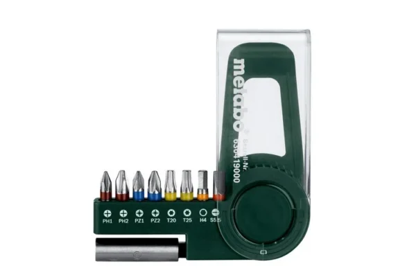 Metabo zestaw bitów SP 9 el. z uchwytem magnetycznym Metabo zestaw bitów SP 9 el. z uchwytem magnetycznym