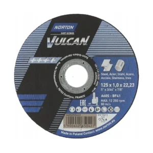 Norton Vulcan INOX 125 × 1,0 × 22,23 mm zestaw 110 szt.