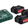 Metabo 685048000 zestaw 3× akumulator 18V 5,2 Ah + ładowarka ASC 30-36