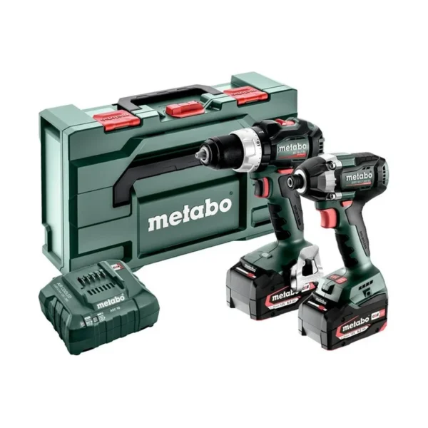 Metabo 685196000 zestaw combo 18 V BS 18 LT BL + SSD 18 LT 200 BL 2×5,2 Ah Metabo 685196000 zestaw combo 18 V BS 18 LT BL + SSD 18 LT 200 BL 2×5,2 Ah