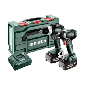 Metabo 685203000 zestaw combo 18 V BS 18 LT BL + SSW 18 LT 300 BL 2×5,2 Ah