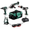 Metabo 685209000 zestaw combo 18 V bs+ssw+wbq+bsa 2×10,0 Ah