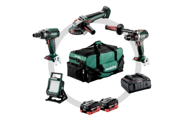 Metabo 685209000 zestaw combo 18 V bs+ssw+wbq+bsa 2×10,0 Ah