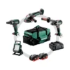 Metabo 685209000 zestaw combo 18 V bs+ssw+wbq+bsa 2×10,0 Ah