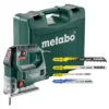 Metabo STEB 65 Quick Set wyrzynarka 450 W walizka 20 brzeszczotów Metabo STEB 65 Quick Set wyrzynarka 450 W walizka 20 brzeszczotów