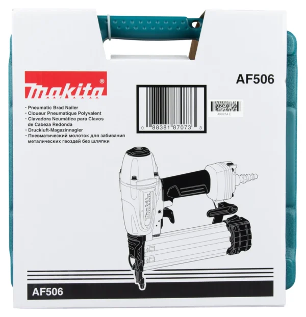 Makita AF506 gwoździarka pneumatyczna do gwoździ 15–50 mm