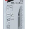 Makita B-05044-25 brzeszczot do pił szablastych BIM 152×0,9 mm /25szt. drewno, metal, pvc (fast)