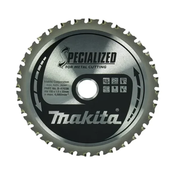 Makita B-47036 piła tarczowa 150×20×32z do metalu