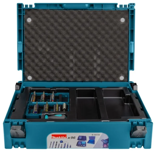 Makita B-49725 zestaw wierteł i bitów 96 szt. w walizce MAKPAC
