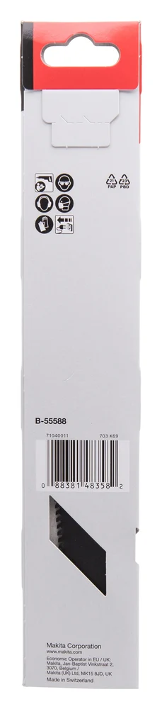 Makita B-55588 brzeszczot do pił szablastych tc / hm 228×1,25 mm metal, żeliwo, stal nierdzewna