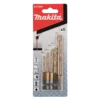 Makita B-57308 zestaw wierteł do metalu HSS-TiN 1/4" HEX /5szt Makita B-57308 zestaw wierteł do metalu HSS-TiN 1/4" HEX /5szt