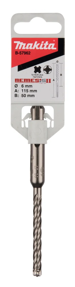 Makita B-57962 wiertło SDS NEMESIS"2" 6×115 mm Makita B-57962 wiertło SDS NEMESIS"2" 6×115 mm