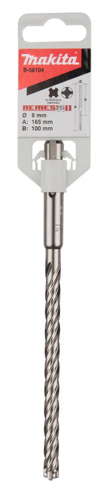 Makita B-58104 wiertło SDS NEMESIS"2" 8×165 mm