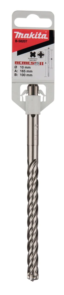 Makita B-58207 wiertło SDS NEMESIS"2" 10×165 mm Makita B-58207 wiertło SDS NEMESIS"2" 10×165 mm