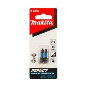 Makita B-63600 końcówka wkrętakowa PH1-25 mm /2szt. Impact black