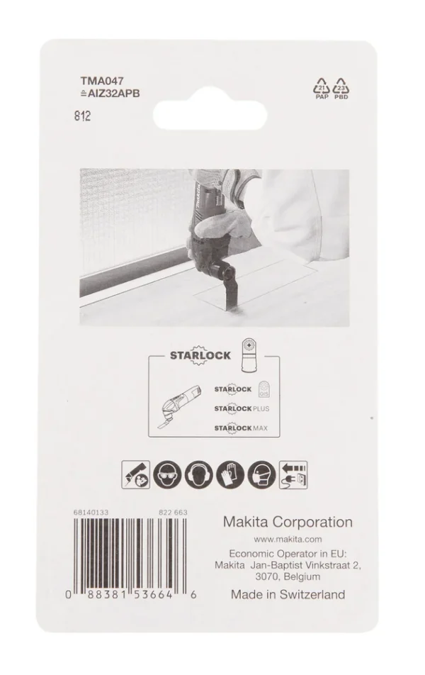 Makita B-64814-5 mt brzeszczot do cięcia wgłębnego BIM 32 mm x 50 mm /5szt