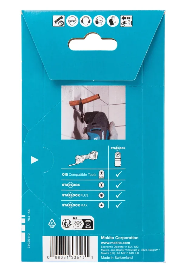 Makita B-64939 mt brzeszczot do cięcia wgłębnego BIM 32 mm do metalu