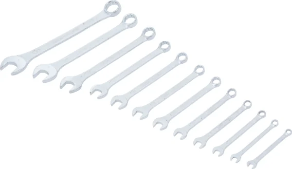 BGS 1194 zestaw kluczy płasko-oczkowych, 6–22 mm, 12 szt.