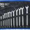 BGS 1228 zestaw kluczy płasko-oczkowych, długich, 6–19 mm, 14 szt.