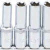 BGS 2026 zestaw nasadek profil E, głębokich, 12,5 mm (1/2"), E10 - E24, 9 szt.