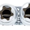 BGS 2026 zestaw nasadek profil E, głębokich, 12,5 mm (1/2"), E10 - E24, 9 szt.