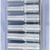 BGS 2026 zestaw nasadek profil E, głębokich, 12,5 mm (1/2"), E10 - E24, 9 szt.