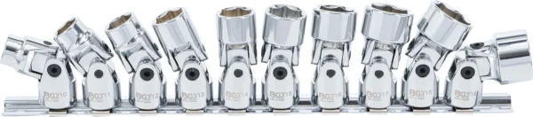 BGS 205 nasadka sześciokątna do przegubu Cardana, 10 mm (3/8"), 10–19 mm, 10 szt.