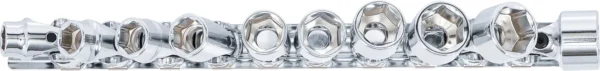 BGS 205 nasadka sześciokątna do przegubu Cardana, 10 mm (3/8"), 10–19 mm, 10 szt.