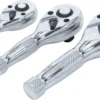 BGS 215 zestaw grzechotek przełączalnych mini, 6,3 mm (1/4") / 10 mm (3/8") / 12,5 mm (1/2"), 3 szt.