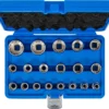 BGS 2152 zestaw nasadek Gear Lock, 12,5 mm (1/2"), 19 szt.