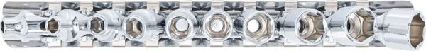 BGS 220 zestaw przegubowych kluczy nasadowych, 6,3 mm (1/4"), 5–13 mm, 10 szt.